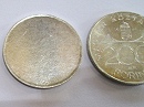 200 forint peremezett nyers lapka az 1992-es vbl!