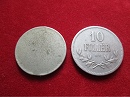 10 fillres peremezett nyers lapka 1892 s az 1916 kztti idszakbl.
