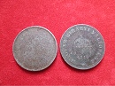 20 fillres peremezett nyers lapka 1916 s az 1921 kztti idszakbl.