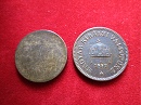2 fillres peremezett nyers lapka 1892 s az 1915 kztti idszakbl.