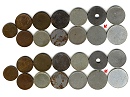 50 fillres peremezs nlkli nyers lapka 1926 s az 1940 kztti idszakbl.